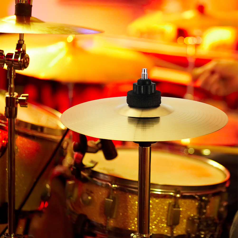 2 Pcs Cymbals Musical Instrument Drum Electronic for Drums Jazz Crash Brass Practice