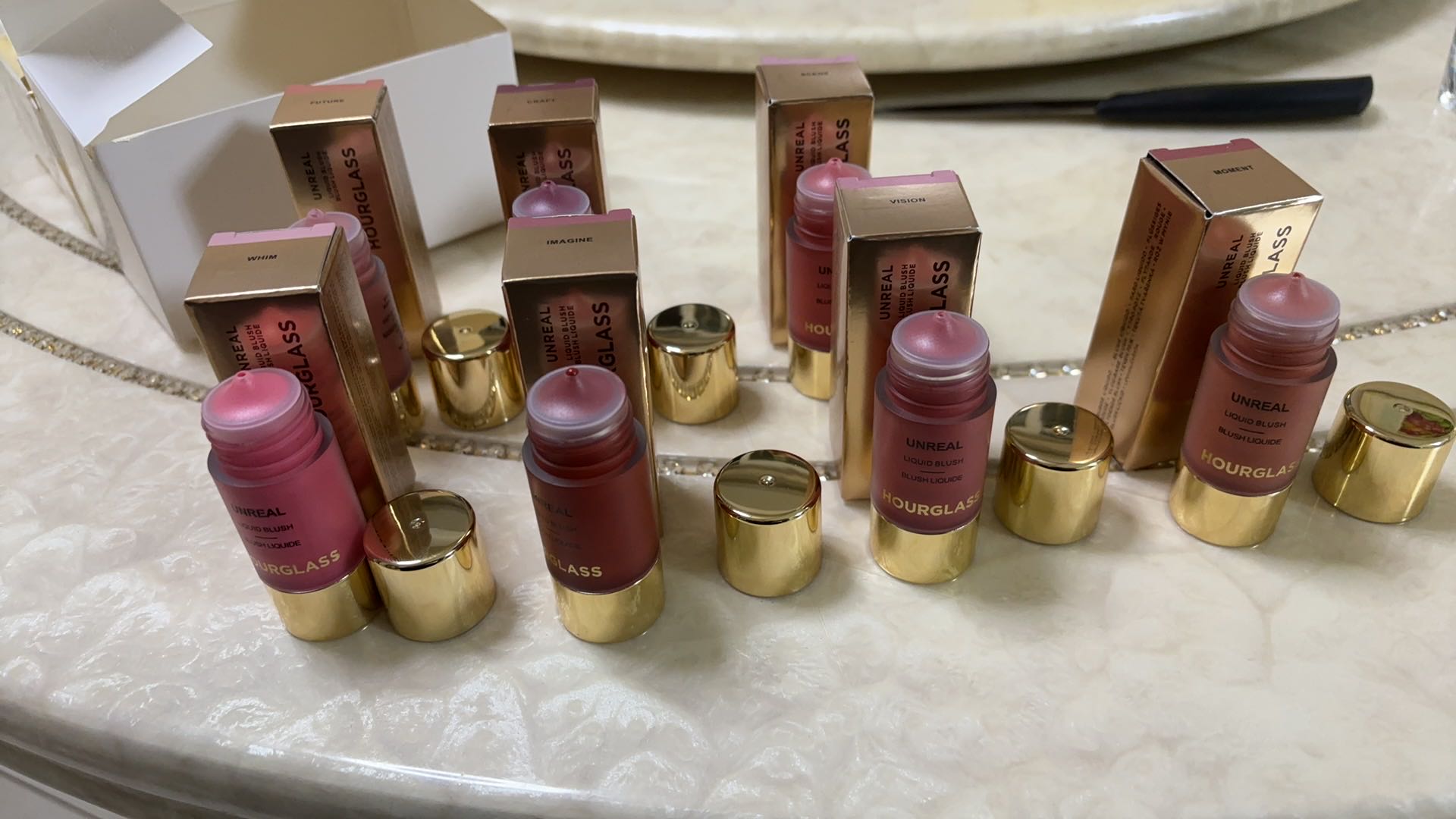 Future Imagined Liquid Cheek Blusher from Hourglass - Durable and Vibrant Collection of 7 Colors