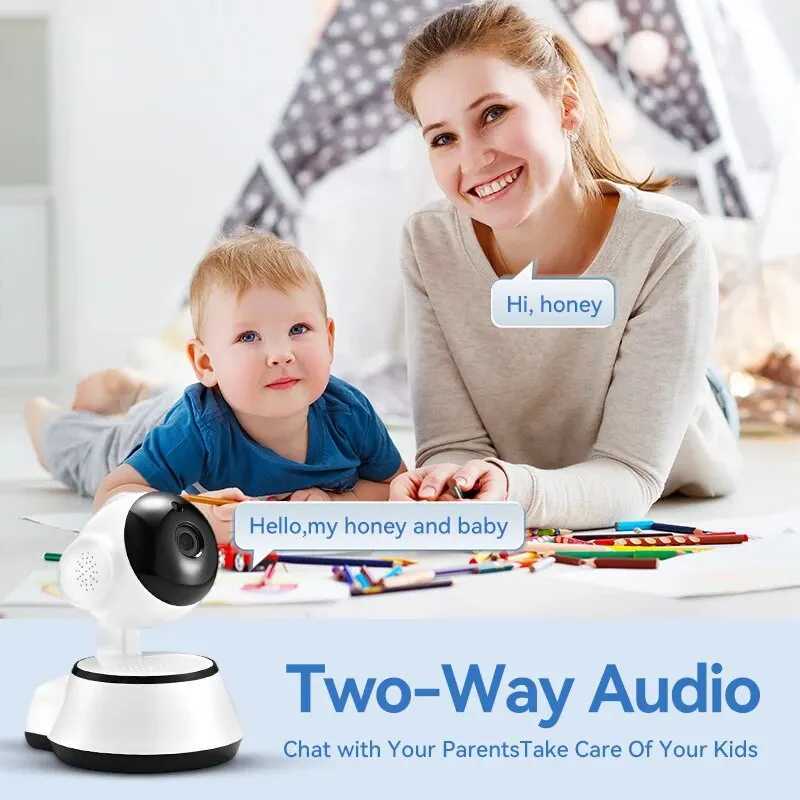 IP Cameras IP Camera HD Cloud Smart Home Wireless Intelligent Auto Tracking Of Human Surveillance Camera CCTV Network Wifi Camera 240413