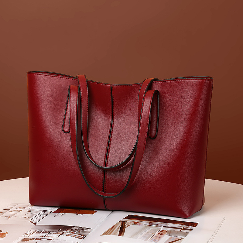 New 2024 Large Women's Bag Large Capacity Shoulder Bags High Quality PU Leather Shoulder Bags Ladies Wild Bags Sac a Main Femme
