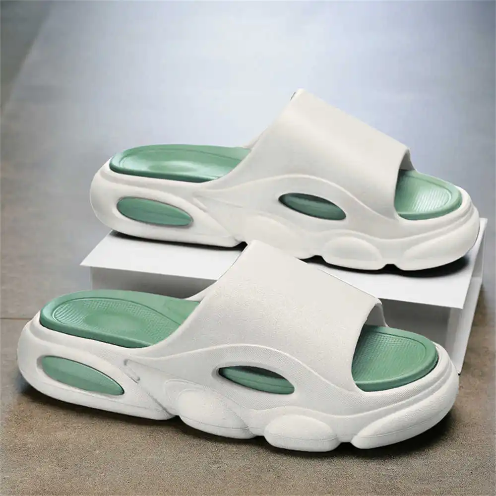 44-45 Water Green Slippers Indoor Men's Summer Goods Shoes Luxury Sandals Men Sneakers Sport Joggings Mobile High Tech