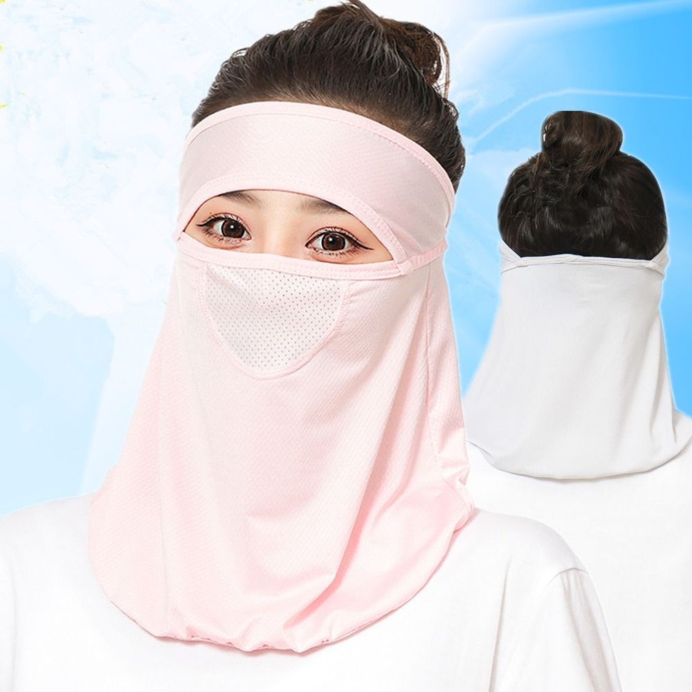 Scarves Face Outdoor Face Shield Sunscreen Veil Men Fishing Face Mask Womne Neckline Mask Summer Sunscreen Mask Face Gini Mask smile