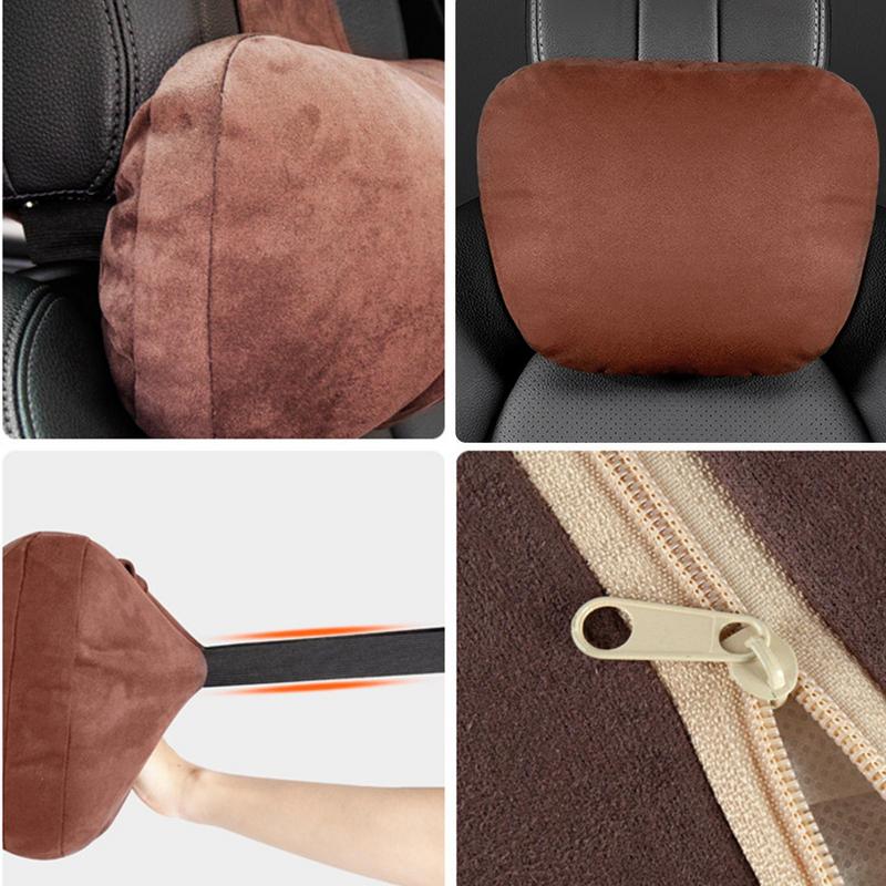 Support Car Head Neck Neck Rest Support Ergonomic Car ddmysmile Headrest Pillow With Stretchy Strap For Most Cars Neck Support Smile
