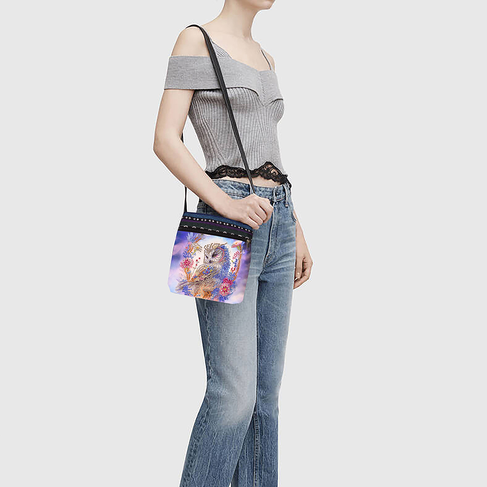 Special Shaped Diamond Painting Handbag Butterfly Diamond Painting Tote Bag Diamond Art Handbag Mandala for Woman Home Organizer