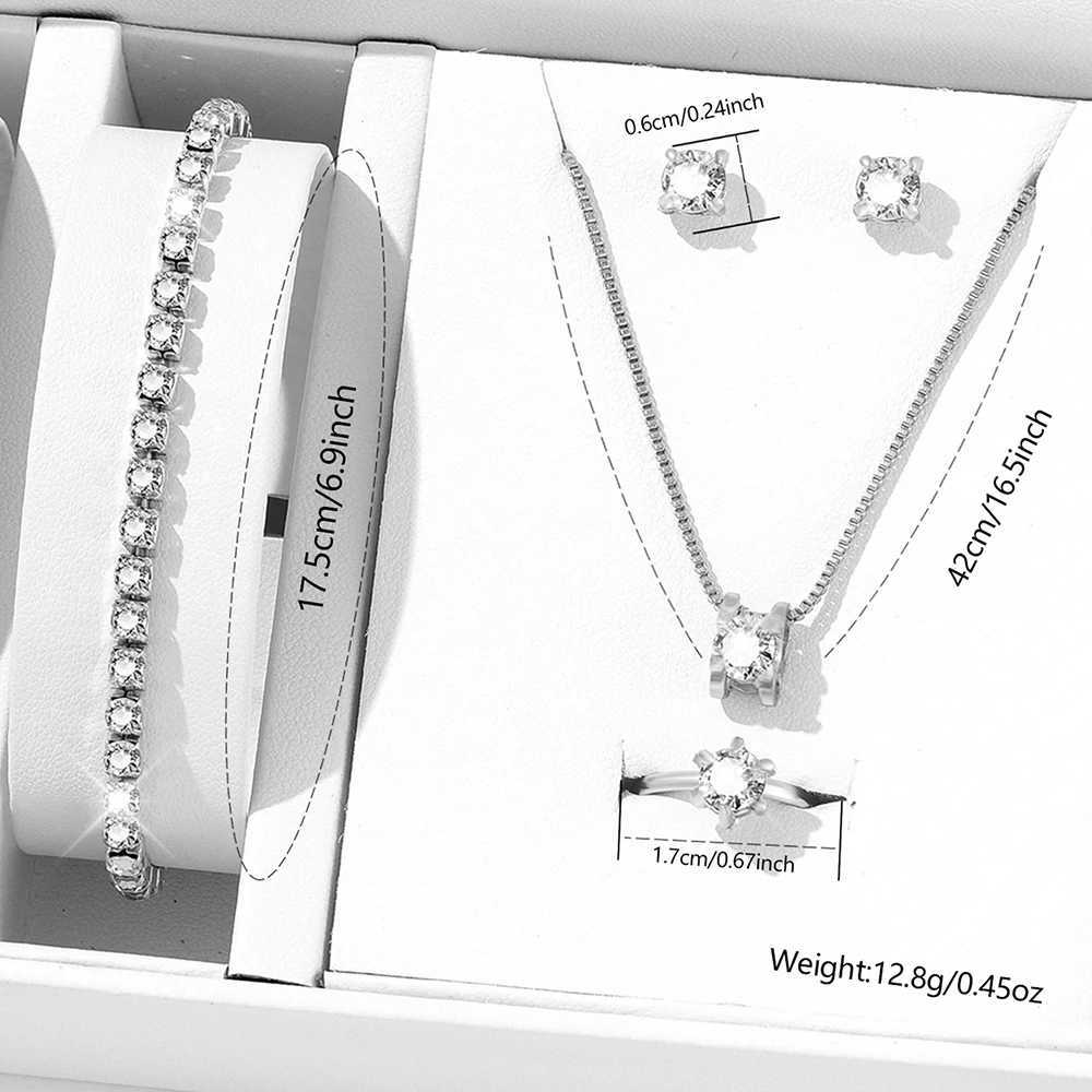 6PCS Silver Women Watch Light Luxury Dial Quartz Wristwatch Wheat Ear Telescopic Bracelet Strap Watch Jewelry Set Gift For GirlsXJ241109