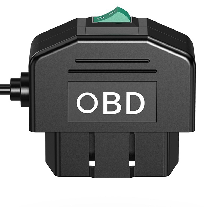 Dash Cam OBD Hardwire Set Kit Dash Camera USB Type C Hardwire Set With OBD Power Cable For Dashcam 12-24V To 5V/3A