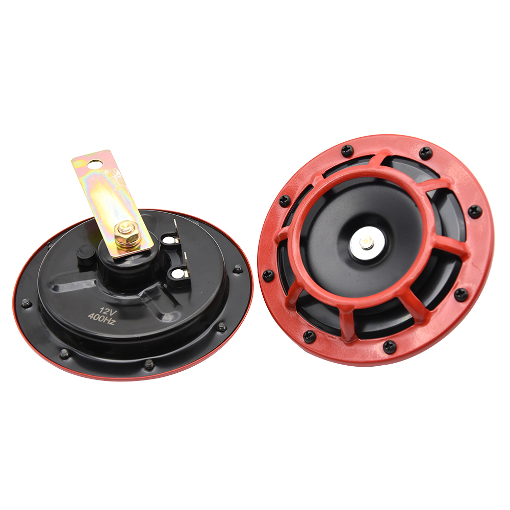 2pcs 12V 115DB Hella Super Loud Compact Electric Blast Tone Car Air Horn Kit For Motorcycle and Car Universal