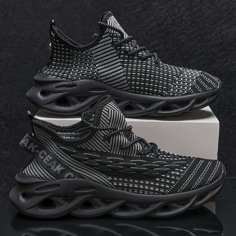 Women's Casual Sports Shoes, Breathable Low Top Running Sneakers, Trendy Lightweight Platform Trainers plus size