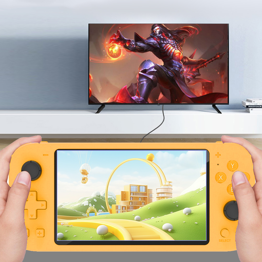 X20 MAX Handheld Game Console 8G Built in 2500 Games 5.1 Inch HD Screen Retro Video Game Console Best Gift for Kids and Adults