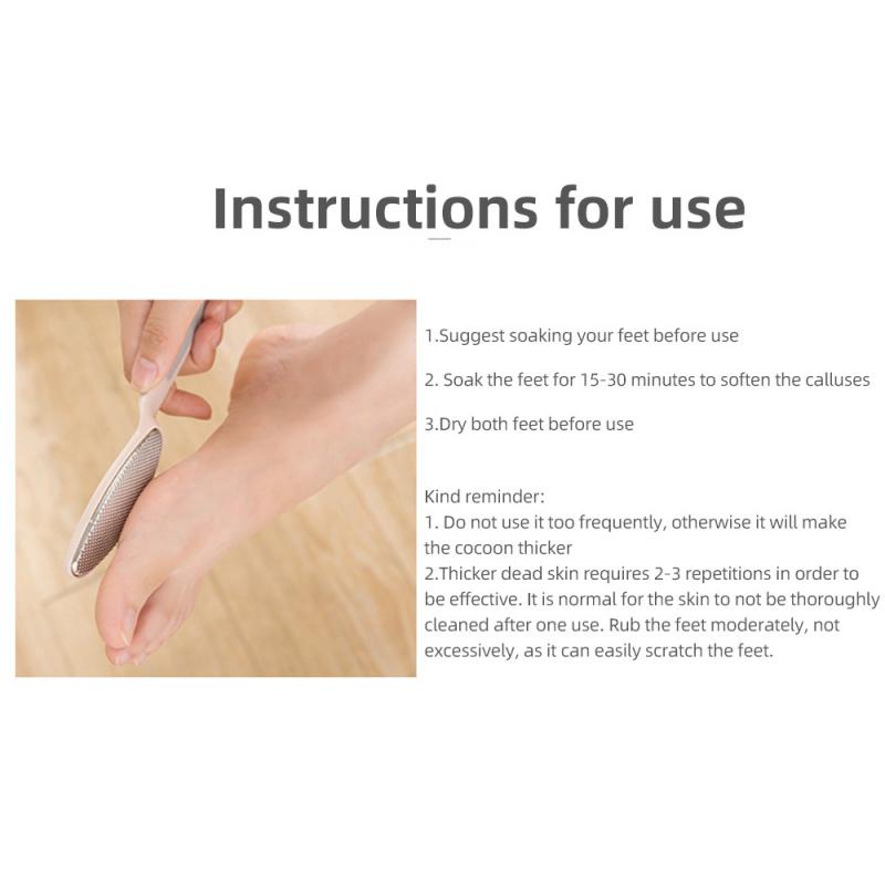 Pedicure File Foot 1~10PCS hine Callus Dead Skin Removal Feet Rasp Metal Brushes Heel Grinding Foot Care Pedicure Tools smile