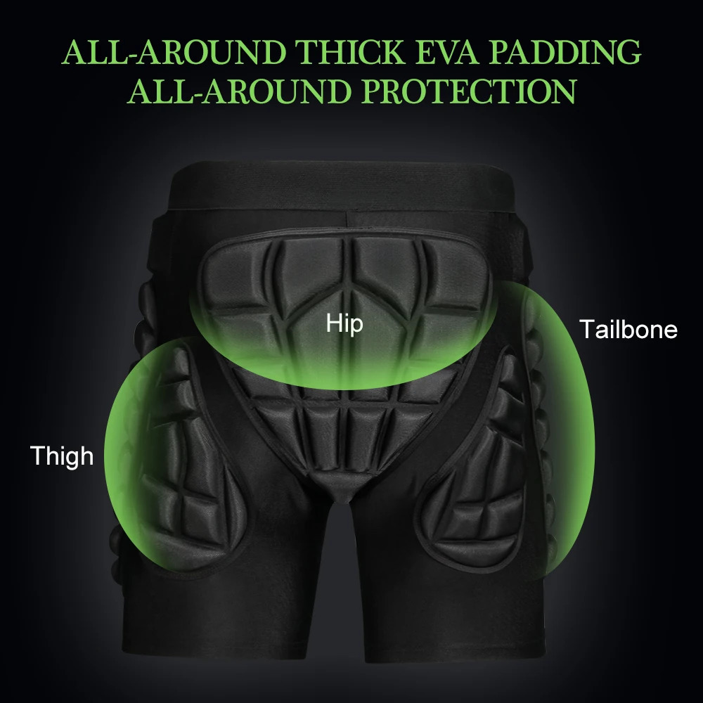 Ski Hip Butt Protective Padded Shorts Armor Safe Snowboarding Skating Skiing Ride Protection Men Women 241113