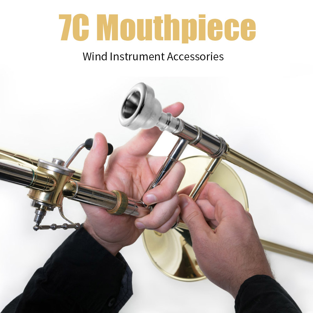 Instrument Trumpet Mouthpiece Wind Replacement Accessories Professional Metal 7C For Music Lovers Playing ddmysmile Accessories Smile
