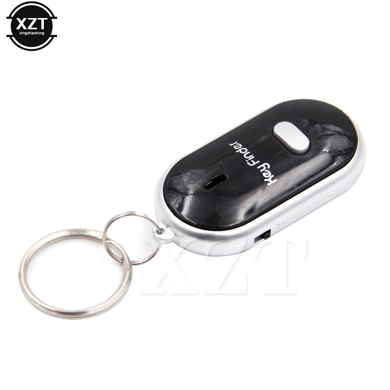 1PCS LED Key Finder Whistle Object Finder Audio Sensor Flash Electronic Alarm Tracker Elderly Anti-lost Alarm Device