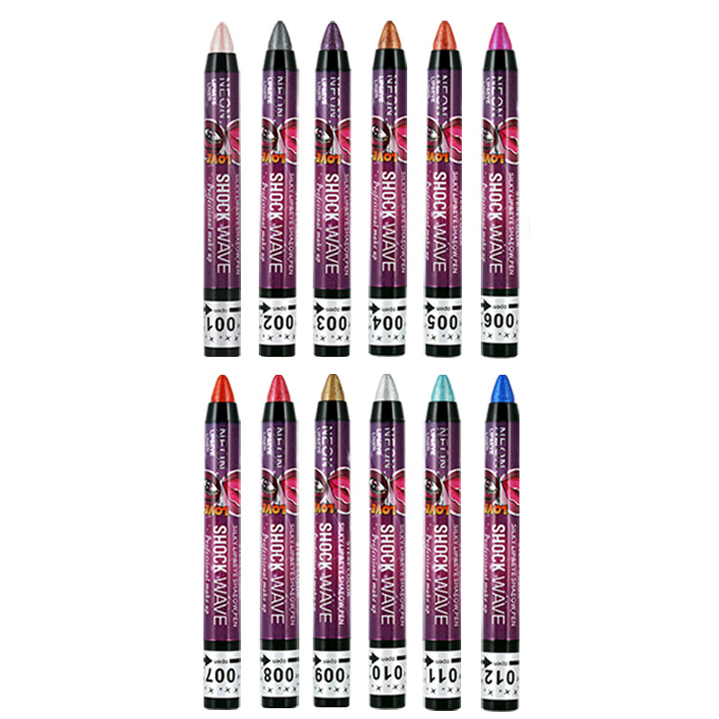 1/3/5PCS In 1 Glitter Eyeshadow Lipstick Pencil Stick Waterproof Pearl Silkworm Eye Shadow Pen Long-lasting Eyeshadow Make Up