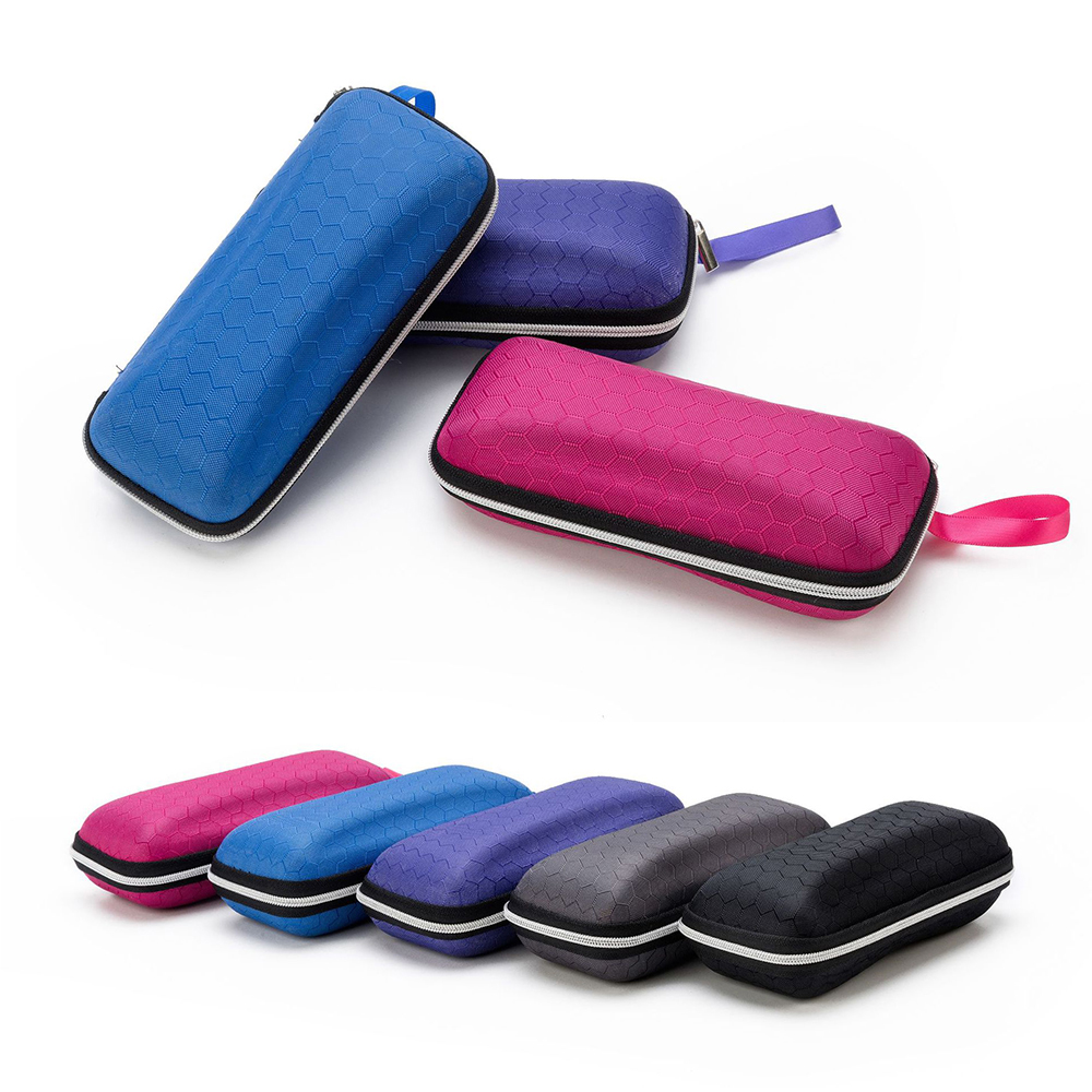 Eyewear Sunglasses Cases Cover Case For Women Glasses Box With Lanyard Zipper Eyeglass Cases For Men smile