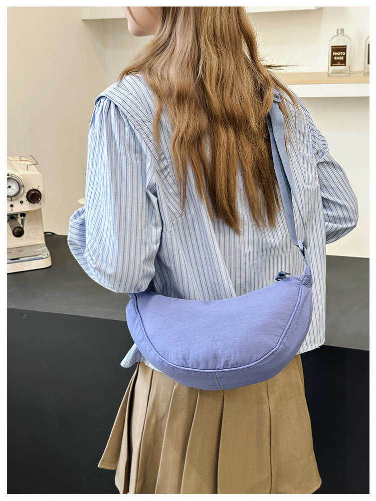 new bag crescent bag versatile fashion dumpling bag shoulder bag summer crossbody bag armpit bag