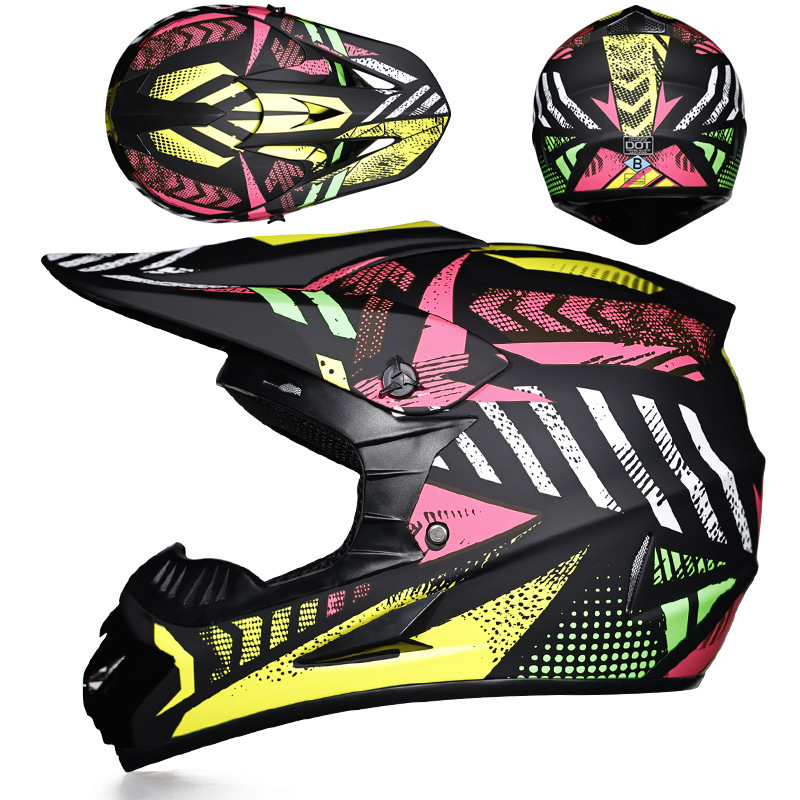 Road DOT Dirt Off Bike Ddmysmile Motocross Helmet For Adult Men And Women Sport Full Face Motorcycle Helmet ATV BMX Dirtbike Riding ddmysmile Helmet S