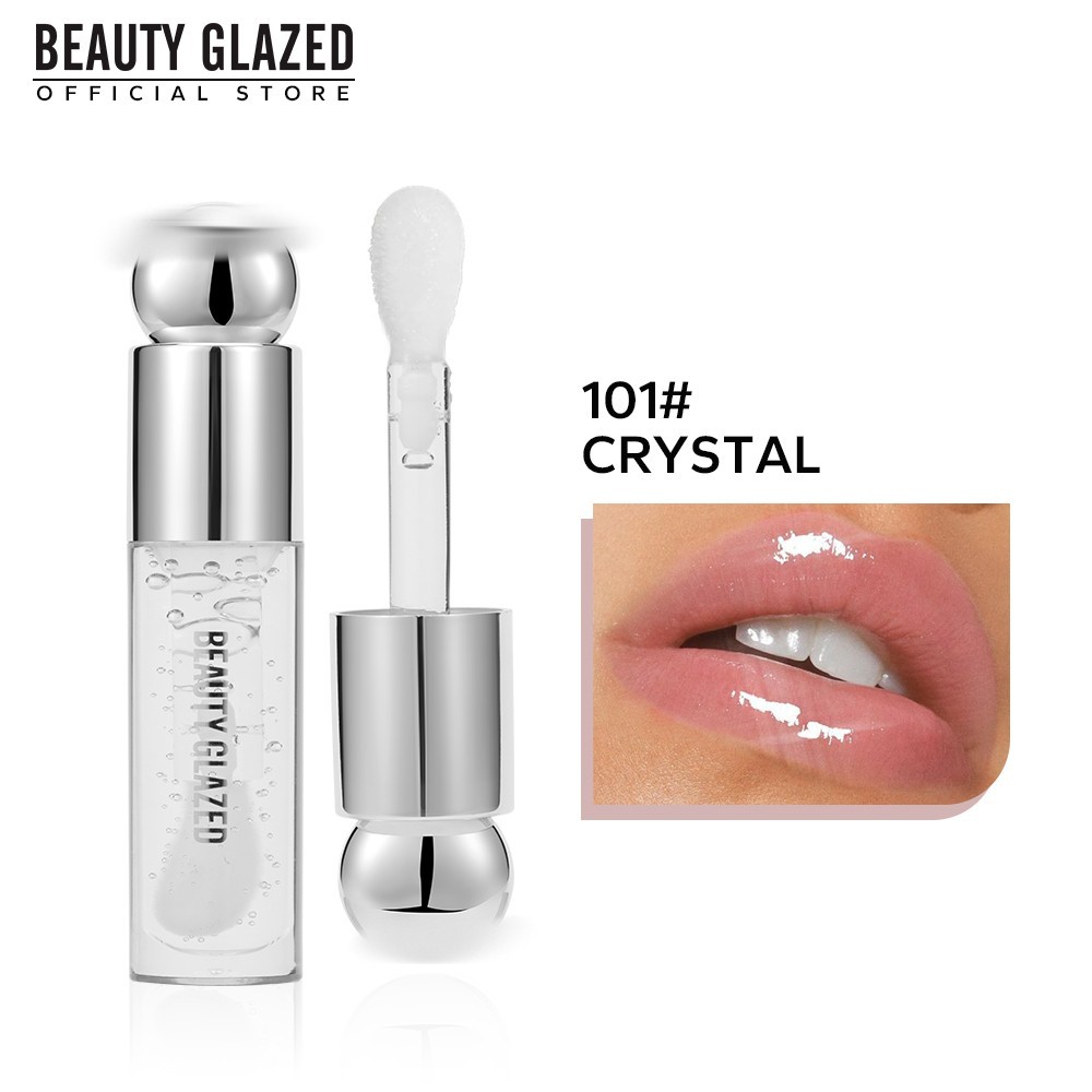 Lipgloss Mirror Moisturizing Crystal Fruit Flavor Transparent Liquid Lipbalm Lipstick Reduces Lip Line Care Cosmetics Lips Oil smile