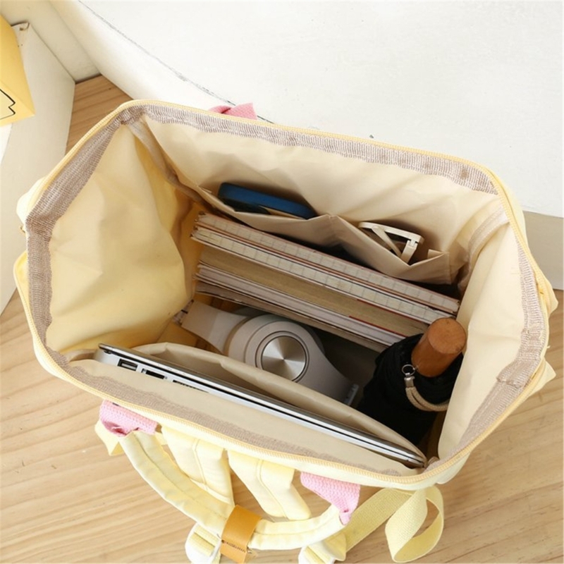 Lightweight Backpack Travel Casual Daypack School Book Bag Large Capacity Backpack Computer Laptops Bag for Teen Student smile