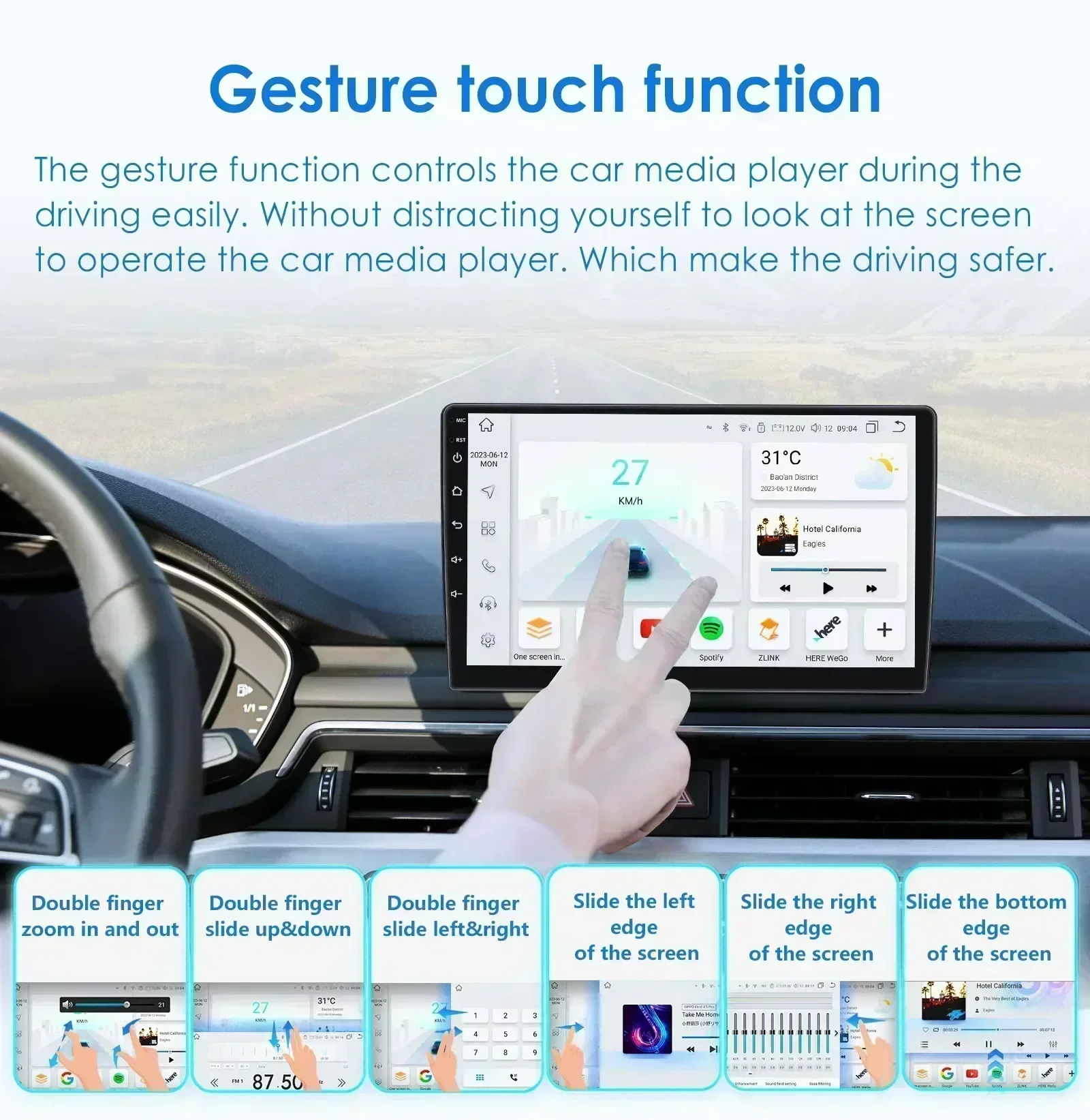10.1" Chedux 2Din Android Car Radio for Suzuki Swift 2005 - 2010 UI7862 Multimedia Navi Auto Stereo CarPlay BT GPS RDS DSP