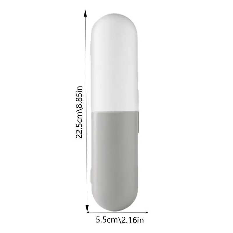 Toothbrush Sanitizer Toothbrush Cleaner Travel UV Light Electric Toothbrush Holder Cleaner USB Rechargeable Detachable Portable Wall Mounted 240413
