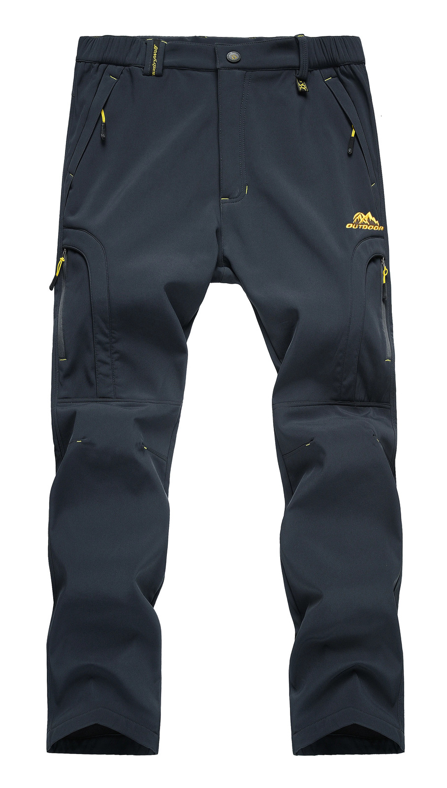 Mens waterproof hiking pants outdoor wool lined sled pants winter soft shell sled pants 241112