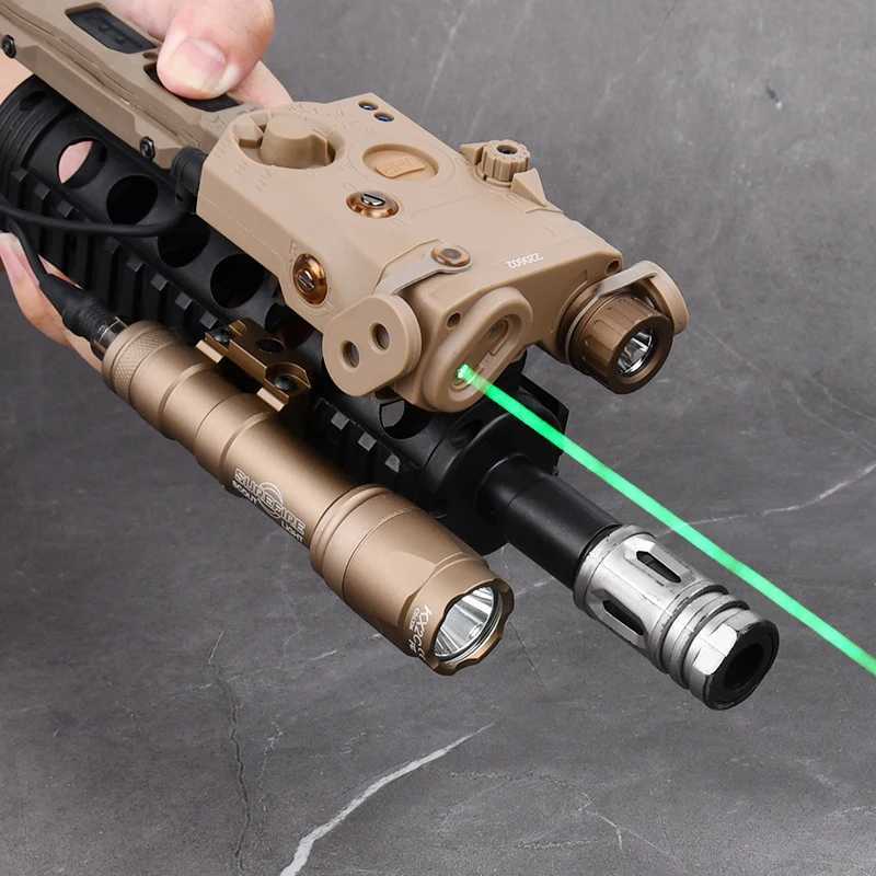 Tactical PEQ 15 SF M300A M600C Flashlight Airsoft Pistol Gun Equipments Accessories High Power Red Dot Green Blue Laser W250214