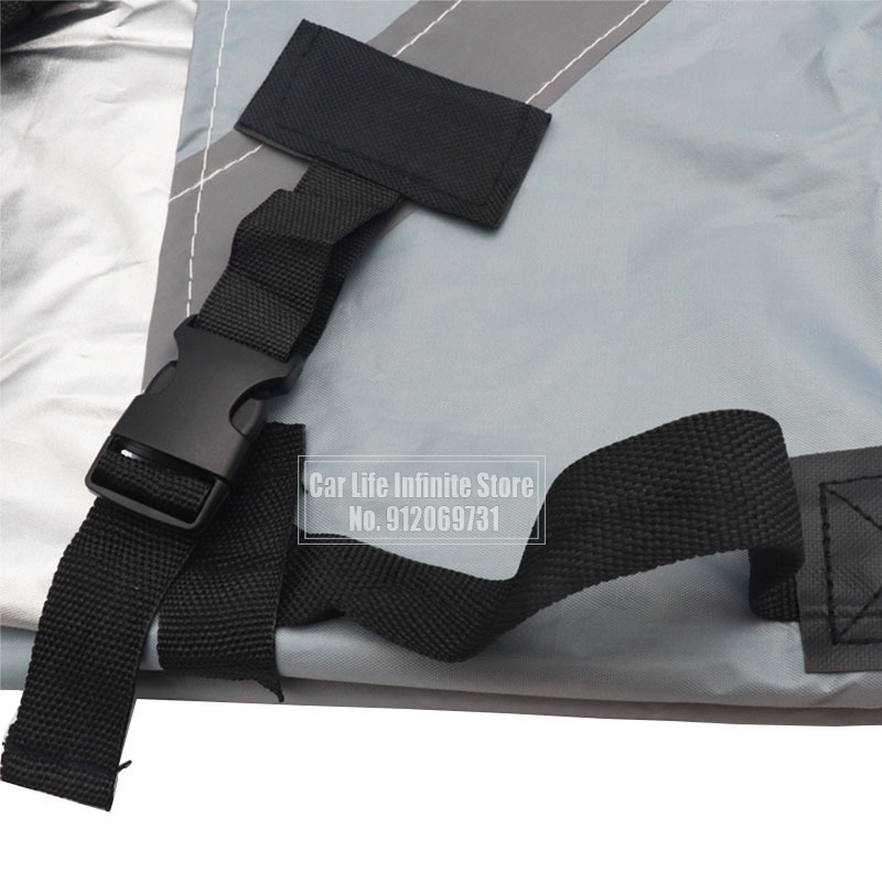 Caravan Accessories RV Front Towing Cover Protector Dustproof Reflective Strip Camper Trailer Caravan Waterproof Cover