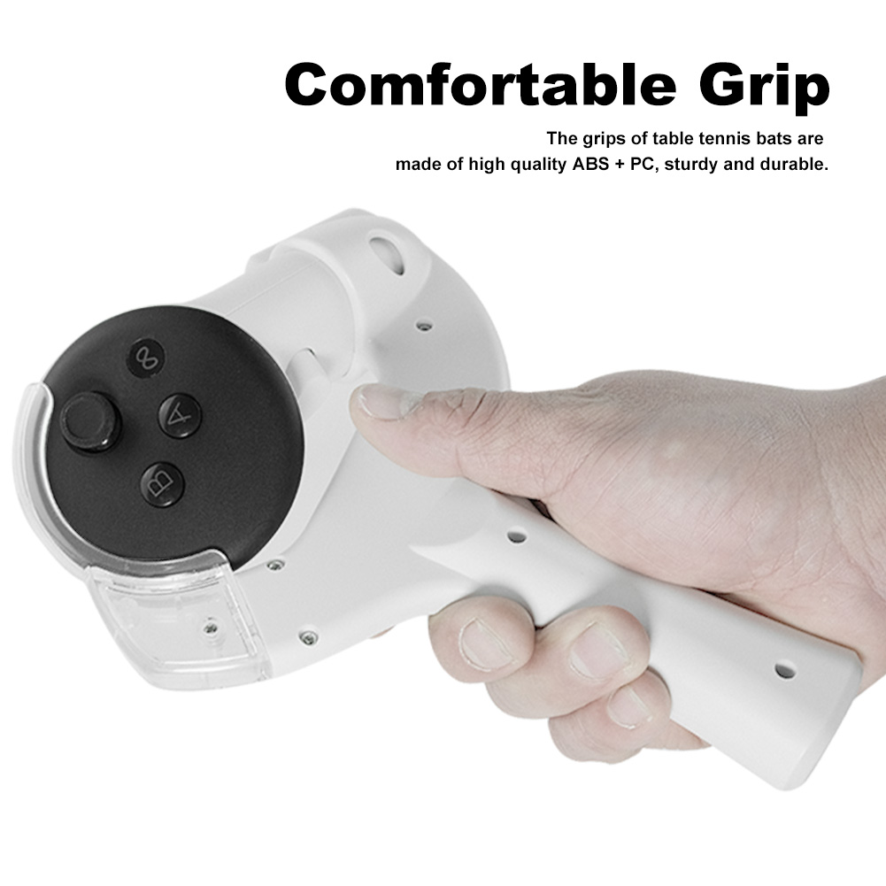 Ping Pong Paddle Handle To Play Eleven Table Tennis Table Tennis Adaptor for Meta/Oculus Quest 3 Controller for Oculus Quest 3