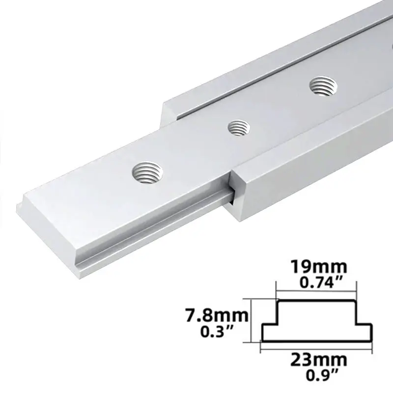 Slot Slider Aluminum T-track Sliding Bar T Slot Nut M6/M8 For 30/45 Type T-Track Jigs Screw Slot Fastener Woodworking Tools smile -Track