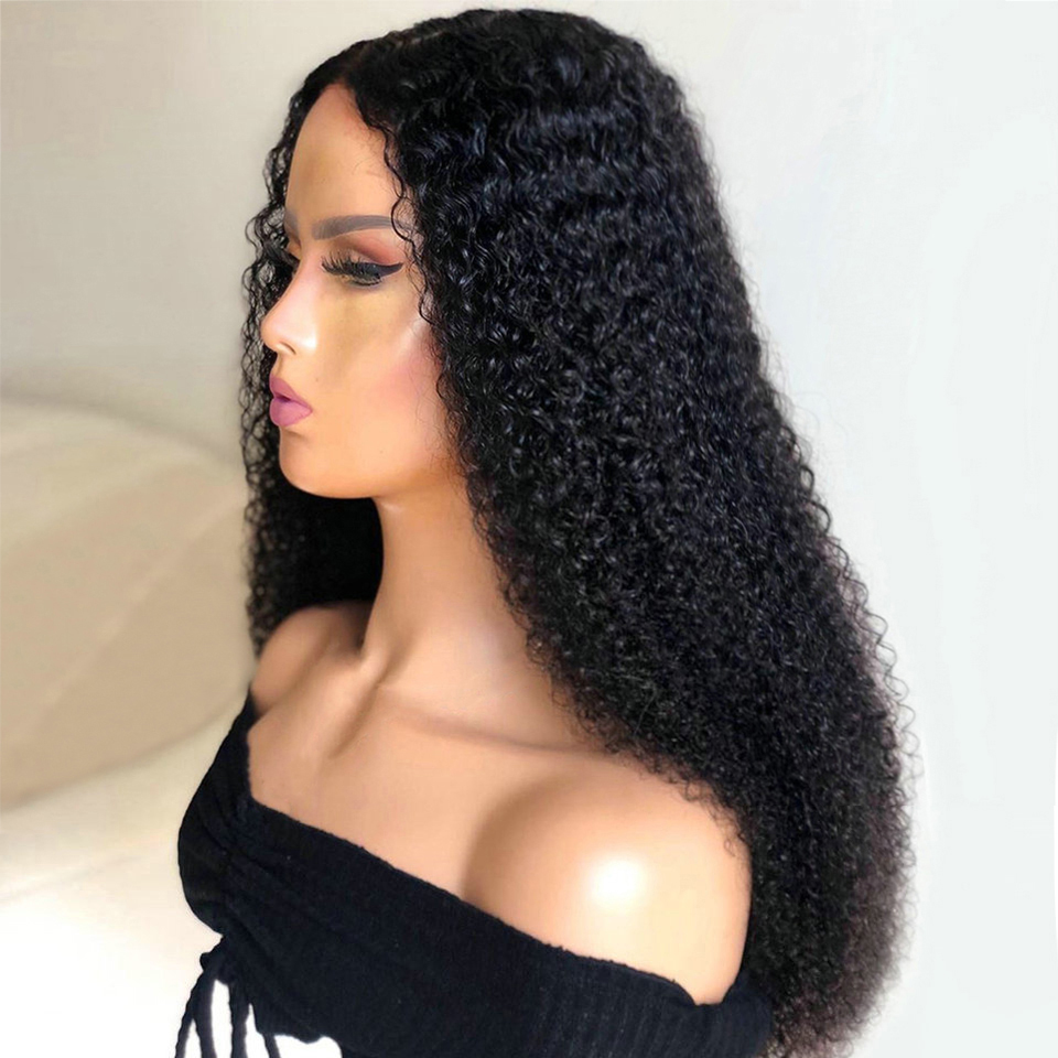 8-30 Inch 13x6 Curly Lace Front Human Hair Wigs For Women Brazilian Remy Kinky Curly 13x4 Lace Frontal Wig 4x4 Lace Closure Wig smile