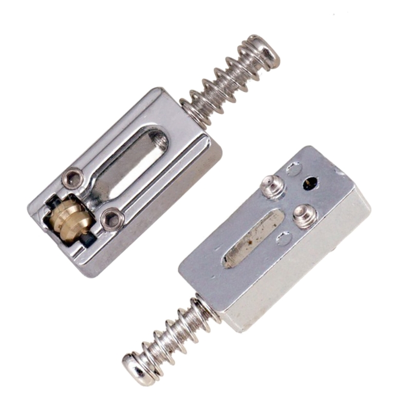 6 Pcs Guitar Tremolo Bridge Saddles Metal 6 String Roller Saddles Guitar Parts