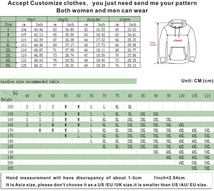 New trend 3D digital printing round neck sweater hip-hop adult couple casual coat