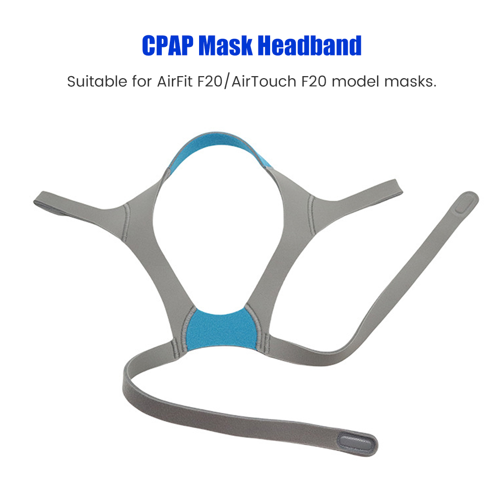 Universal Anti-snore Headband CPAP Ventilator Replacement Sleep Apnea Snoring Mask Headgear for AirFit F20/AirTouchF20 CPAP Mask