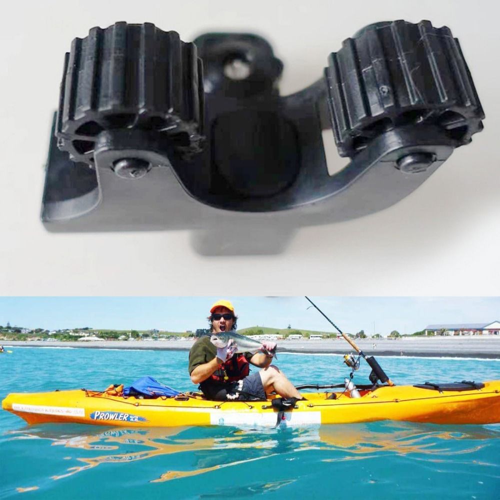 Black Paddle Kayak 2/4pcs Stand Holder Fast Holding Easy To Install Mounted Grip Supporter Durable Adjustable smile