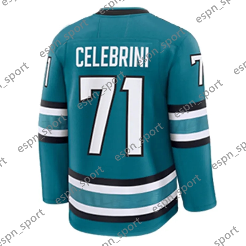 71 Macklin Celebrini Jersey Logan Couture Mikael Granlund san jose hockey jerseys William Eklund California Fabian Zetterlund Mackenzie Blackwood jers