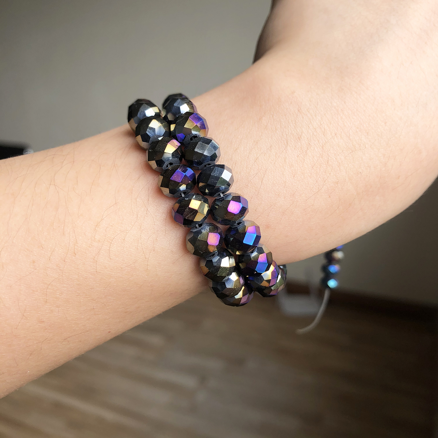 8mm 4 3 6 Multicolor AB Color Czech Crystal Beads for Jewelry Making Diy Needlework Spacer Faceted Glass Beads Wholesale 15'' 15''