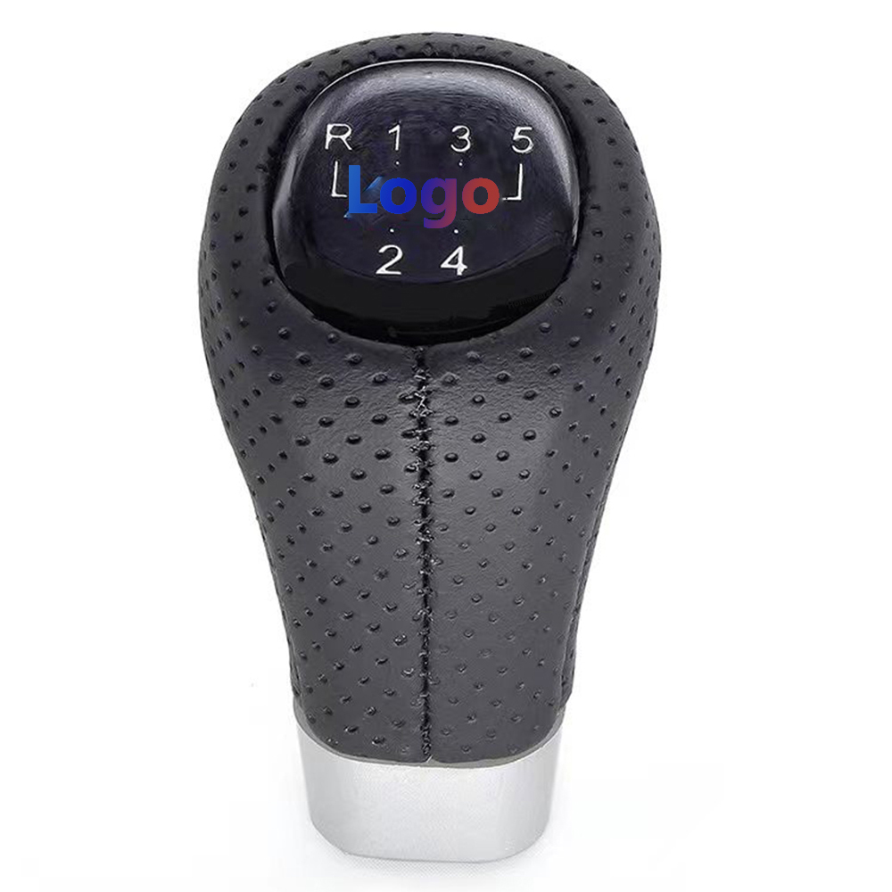 Gear Car 5/6 Speed Shift ddmysmile Knob Head Leather Shifter Lever Handball For Series 1,3 E81 E82 E90 E91 E92 Gearshift Shifter Lever Smile
