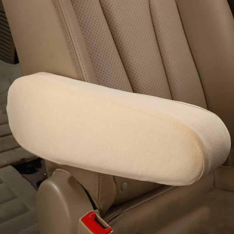 Car Seat Armrest Cover Universal Interior Auto Armrests Dust-proof Hand Armrest Protector Soft Comfortable Elastic Cloth Covers