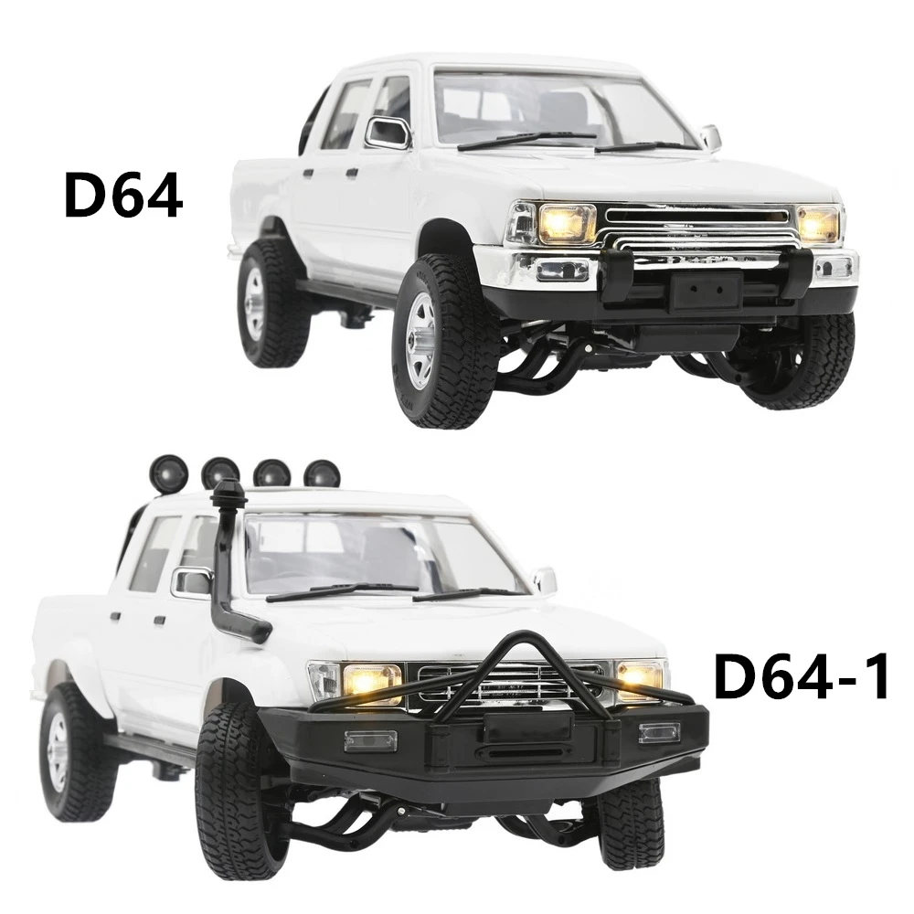 WPL D62 D64 D62-1 D64-1 1/16 2.4G 4WD RC Crawler Car RTR Full Scale Electric Buggy LED Light Climbing Truck Car Kids Gift