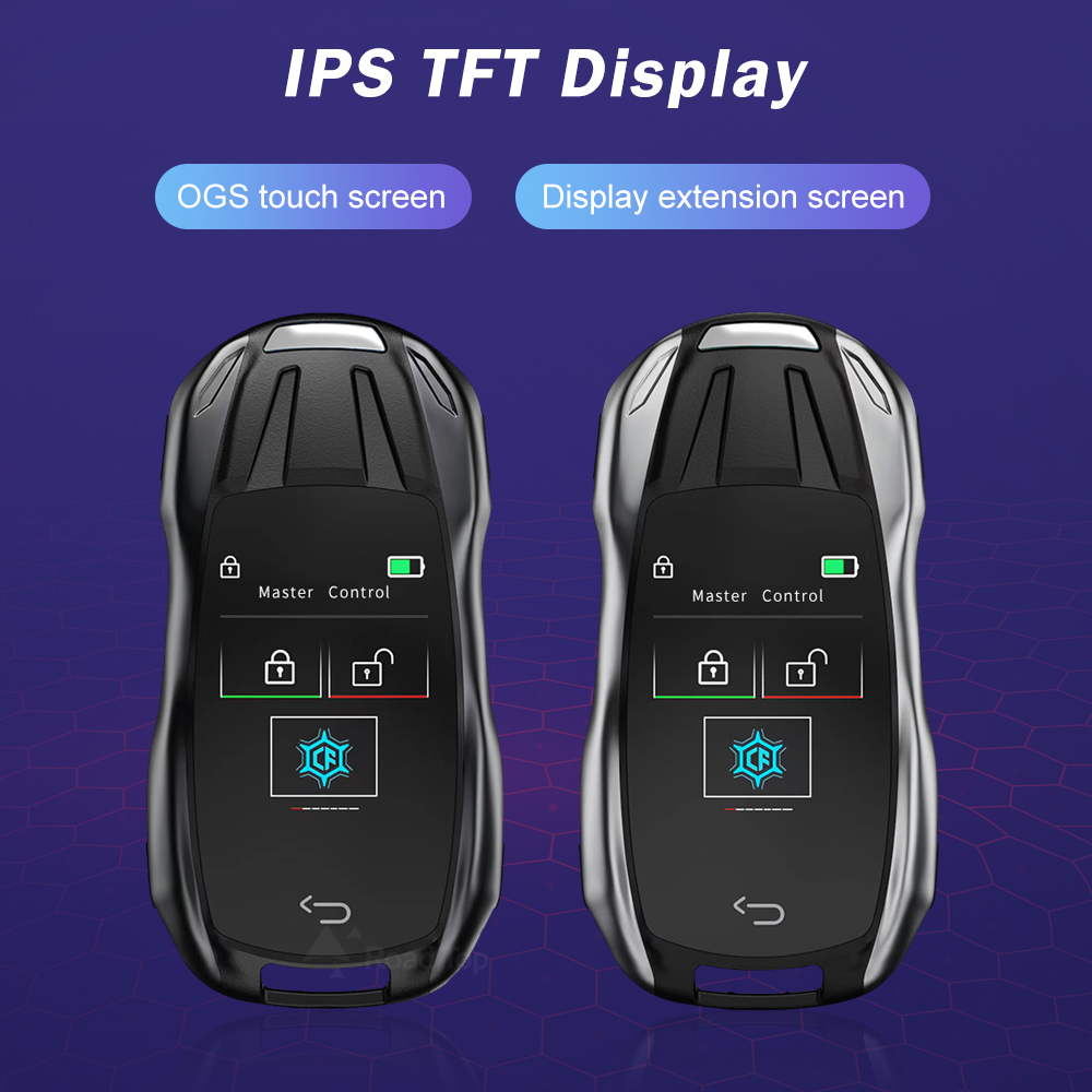 2024 New Top Road ddmysmile Remote Ddmysmile Car Key Modified Universal Smart LCD Key Cf828c For Supercar Car Comfortable Entry Auto Lock Smile