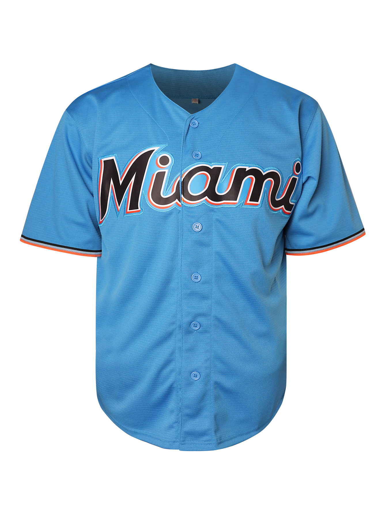 Men's #2 Embroidered Blue Baseball Jersey - V-Neck, Polyester, Machine Washable - Perfect for Sports & Casual Wear