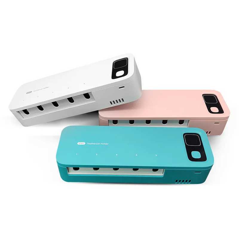 Toothbrush Sanitizer Rechargeable Uv Toothbrush Holder Uv Sterilization Fast Drying Uv Toothbrush Sterilizer Bathroom Accessories Wall-mount 240413