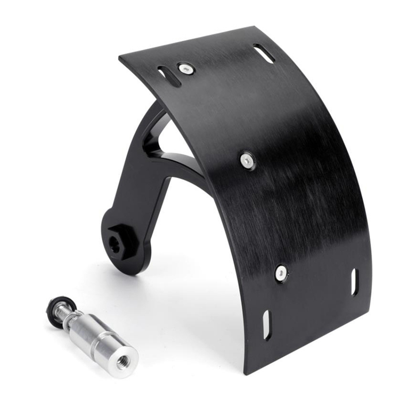 Motorcycle Curved License Plate Bracket For Suzuki M109R M109 R 2006-2013 Side Mount License Plate Holder, Black
