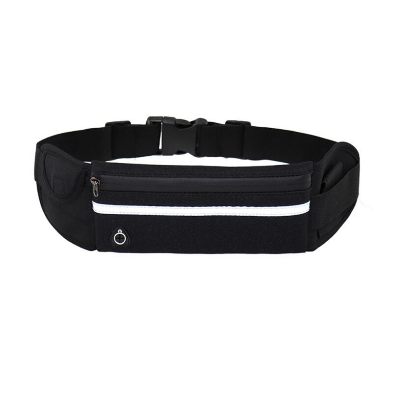 Waist 1/2Pcs Waterproof Run Belt Bag Men Women Sports Bag Cycling Running Gym ddmysmile Belt Bag Male Bag Waist Bag Sports Fanny Pack Smile