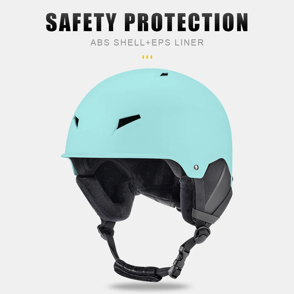 Professional Snowboard Helmet with 8 Vents Integrally Molded Helmet ABS EPS Shockproof for Outdoor Snow Sports