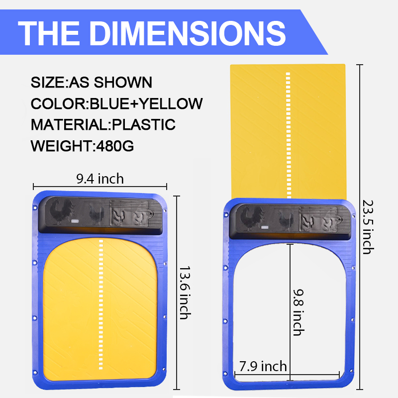 Automatic Chicken Coop Door With Solar Light Sensor Upgrad Waterproof Chicken Coop Door Easy Install Electric Poultry House Door