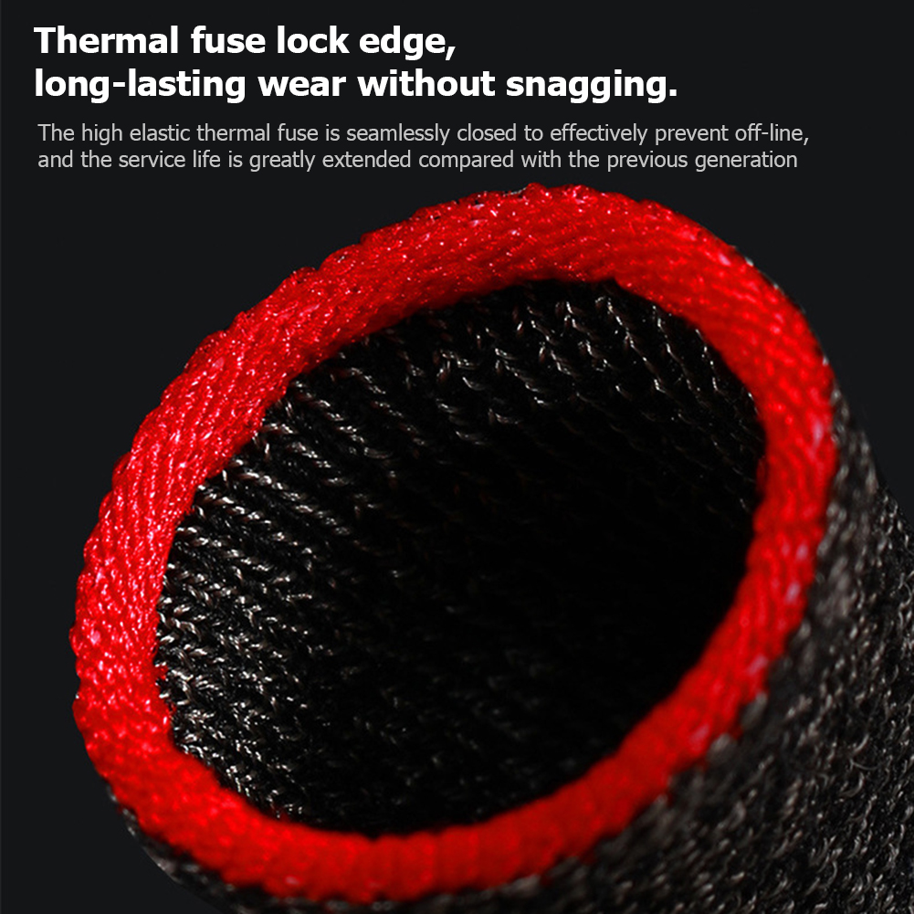 Funda de dedo para PUBG, transpirable, a prueba de sudor, cubierta de la yema del dedo, cunas, 1 par