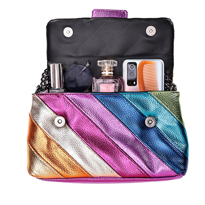 Women's Pu Personalized Fashionable Eagle Head Cross-body Shoulder Bag