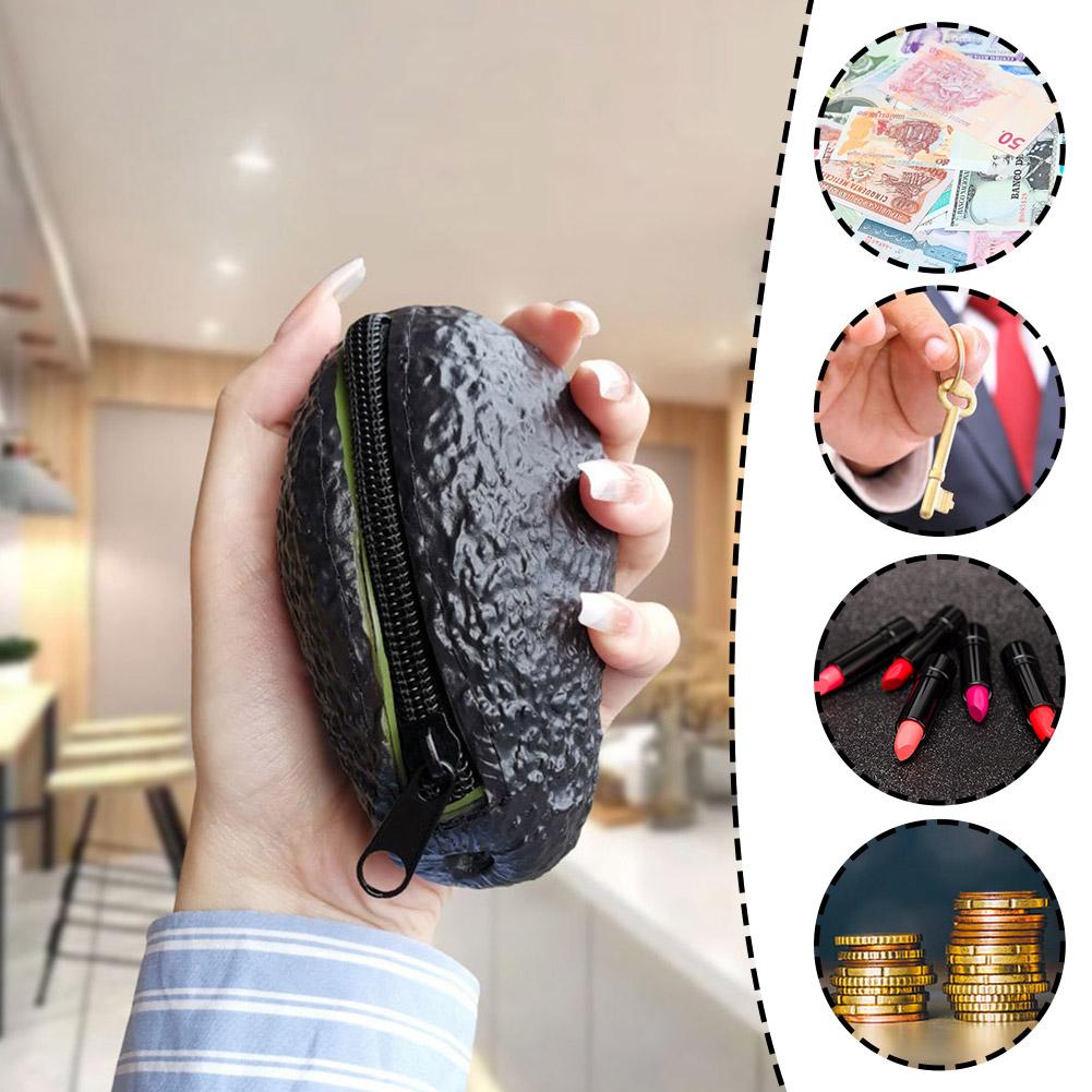 With Avocado Coin Purse Zipper For Money Storage Bag For Avocado Lover ddmysmile Women Kids Gift K0l7 Smile